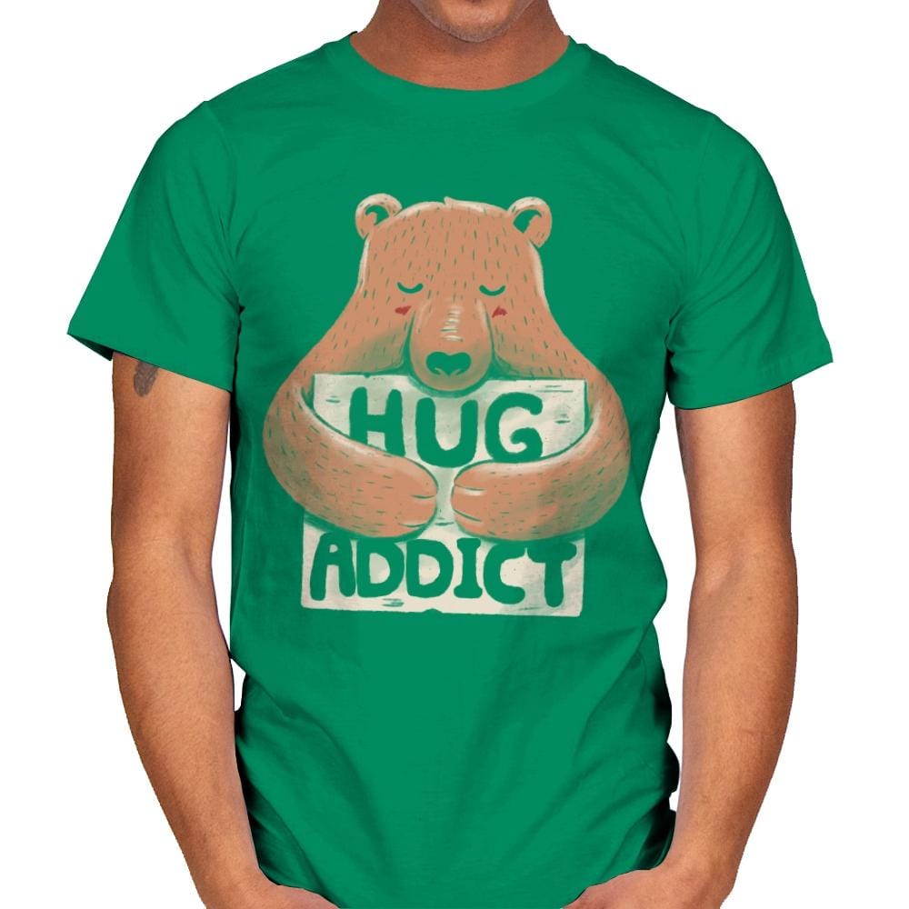 Hug Addict - Mens T-Shirts RIPT Apparel Small / Kelly