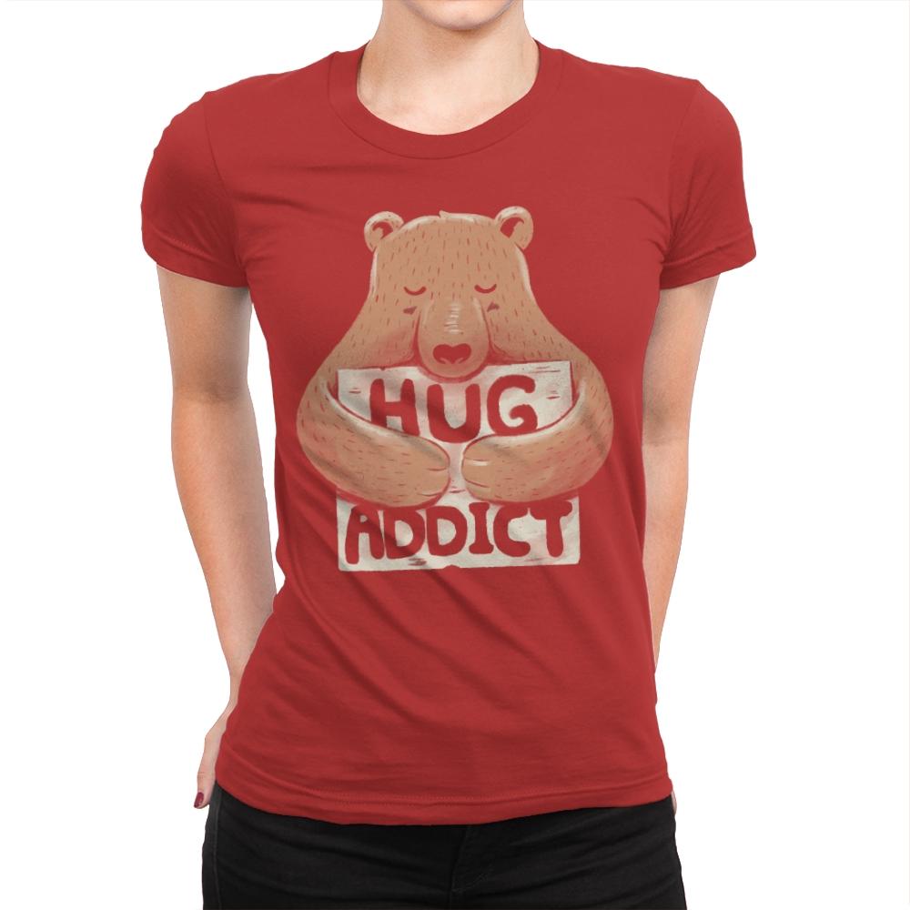 Hug Addict - Womens Premium T-Shirts RIPT Apparel Small / Red