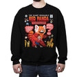 Huggable Red Panda - Crew Neck Sweatshirt Crew Neck Sweatshirt RIPT Apparel Small / Black