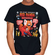 Huggable Red Panda - Mens T-Shirts RIPT Apparel Small / Black