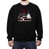 Hugs Not Drugs - Crew Neck Sweatshirt Crew Neck Sweatshirt RIPT Apparel Small / Black