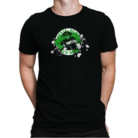Hulk's Gym Exclusive - Mens Premium T-Shirts RIPT Apparel Small / Black