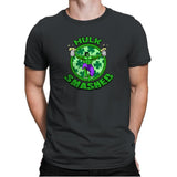 Hulk Smashed Exclusive - St Paddys Day - Mens Premium T-Shirts RIPT Apparel Small / Heavy Metal