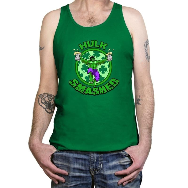 Hulk Smashed Exclusive - St Paddys Day - Tanktop Tanktop RIPT Apparel