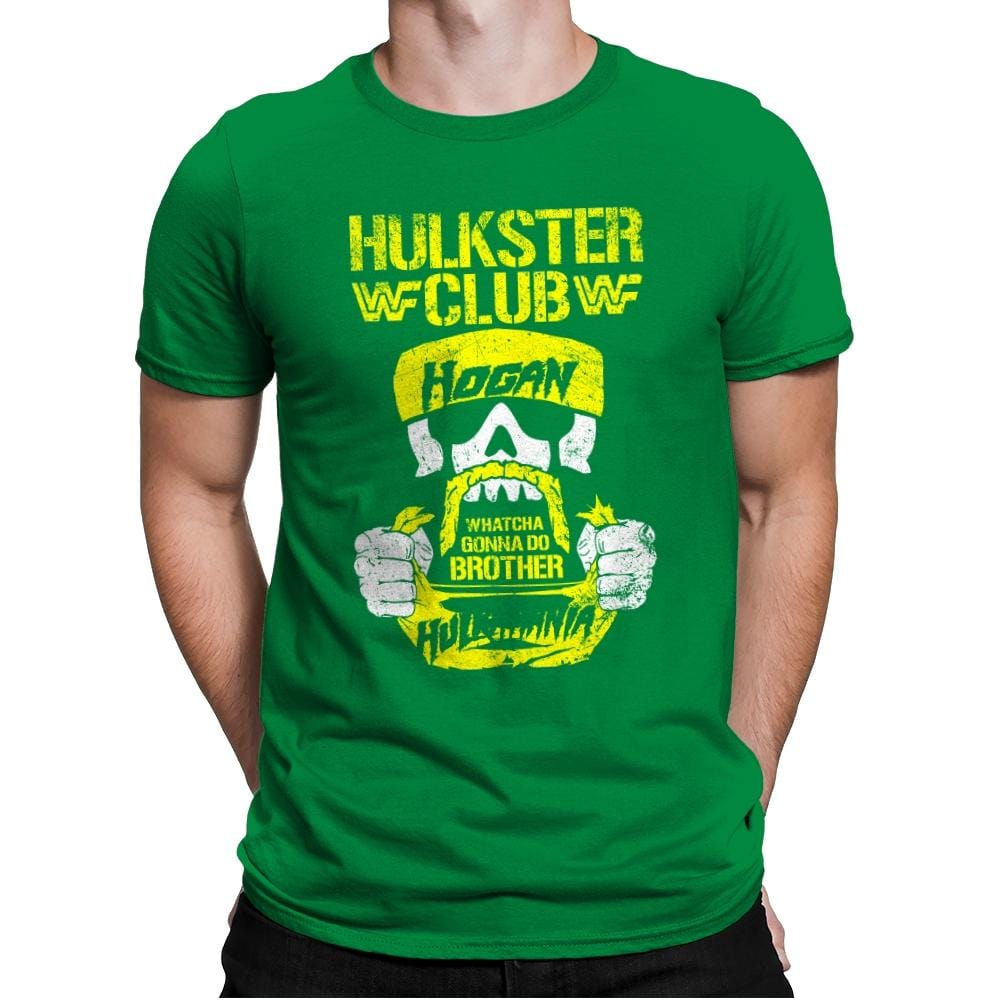 HULKSTER CLUB Exclusive - Mens Premium T-Shirts RIPT Apparel Small / Kelly Green