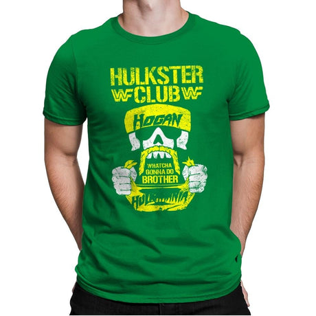 HULKSTER CLUB Exclusive - Mens Premium T-Shirts RIPT Apparel Small / Kelly Green