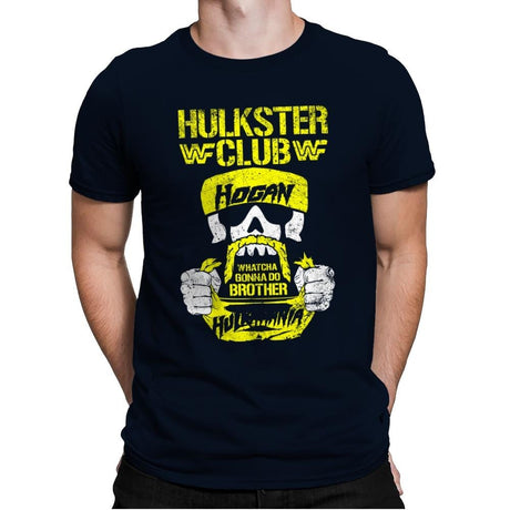 HULKSTER CLUB Exclusive - Mens Premium T-Shirts RIPT Apparel Small / Midnight Navy