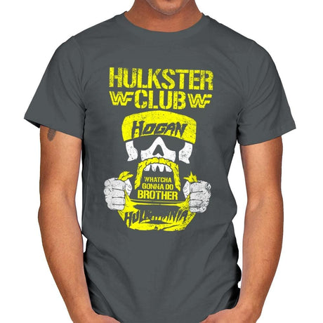 HULKSTER CLUB Exclusive - Mens T-Shirts RIPT Apparel Small / Charcoal