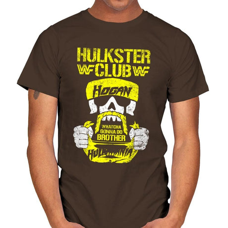 HULKSTER CLUB Exclusive - Mens T-Shirts RIPT Apparel Small / Dark Chocolate