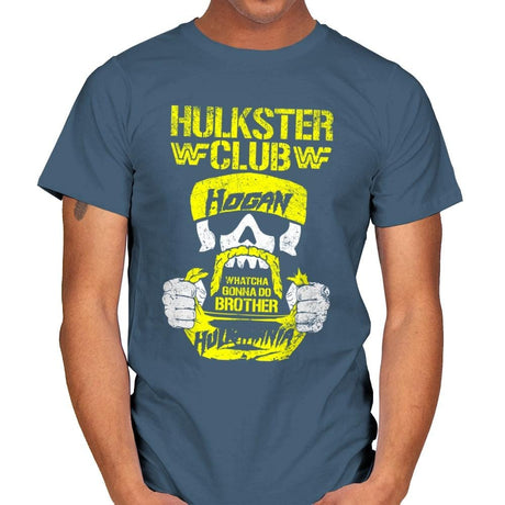 HULKSTER CLUB Exclusive - Mens T-Shirts RIPT Apparel Small / Indigo Blue