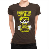 HULKSTER CLUB Exclusive - Womens Premium T-Shirts RIPT Apparel Small / Dark Chocolate