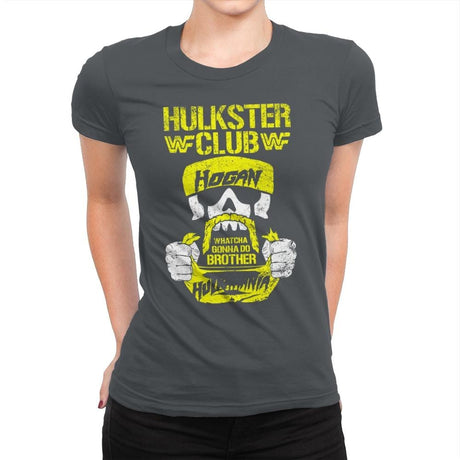HULKSTER CLUB Exclusive - Womens Premium T-Shirts RIPT Apparel Small / Heavy Metal