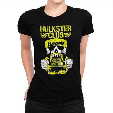 HULKSTER CLUB Exclusive - Womens Premium T-Shirts RIPT Apparel Small / Indigo