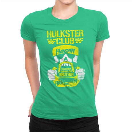 HULKSTER CLUB Exclusive - Womens Premium T-Shirts RIPT Apparel Small / Kelly Green