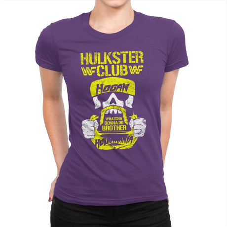 HULKSTER CLUB Exclusive - Womens Premium T-Shirts RIPT Apparel Small / Purple Rush