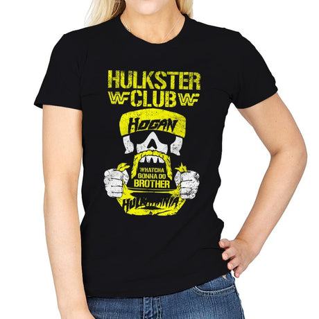 HULKSTER CLUB Exclusive - Womens T-Shirts RIPT Apparel Small / Black