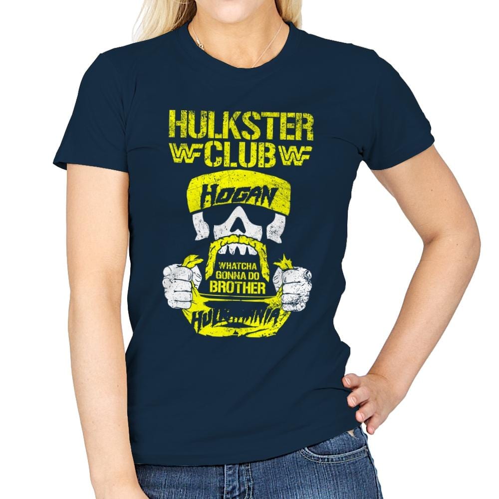 HULKSTER CLUB Exclusive - Womens T-Shirts RIPT Apparel Small / Navy