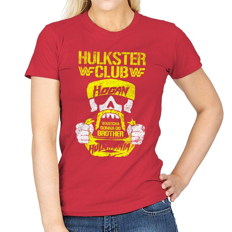 HULKSTER CLUB Exclusive - Womens T-Shirts RIPT Apparel Small / Red