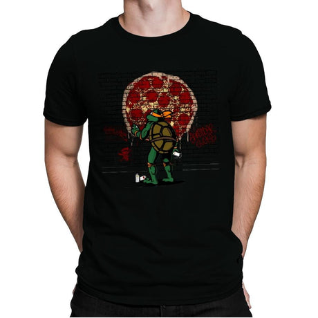 Hungry Graffiti - Mens Premium T-Shirts RIPT Apparel Small / Black