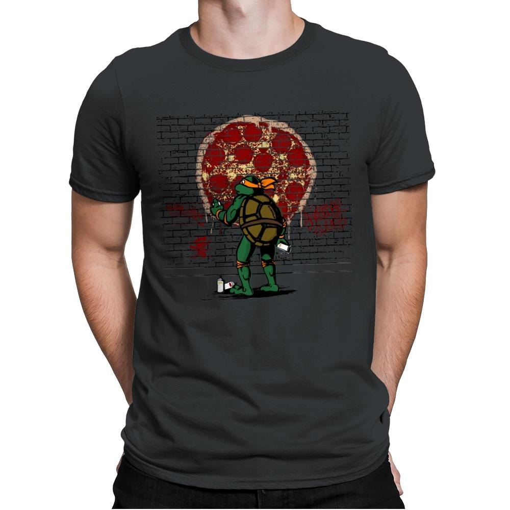 Hungry Graffiti - Mens Premium T-Shirts RIPT Apparel Small / Heavy Metal