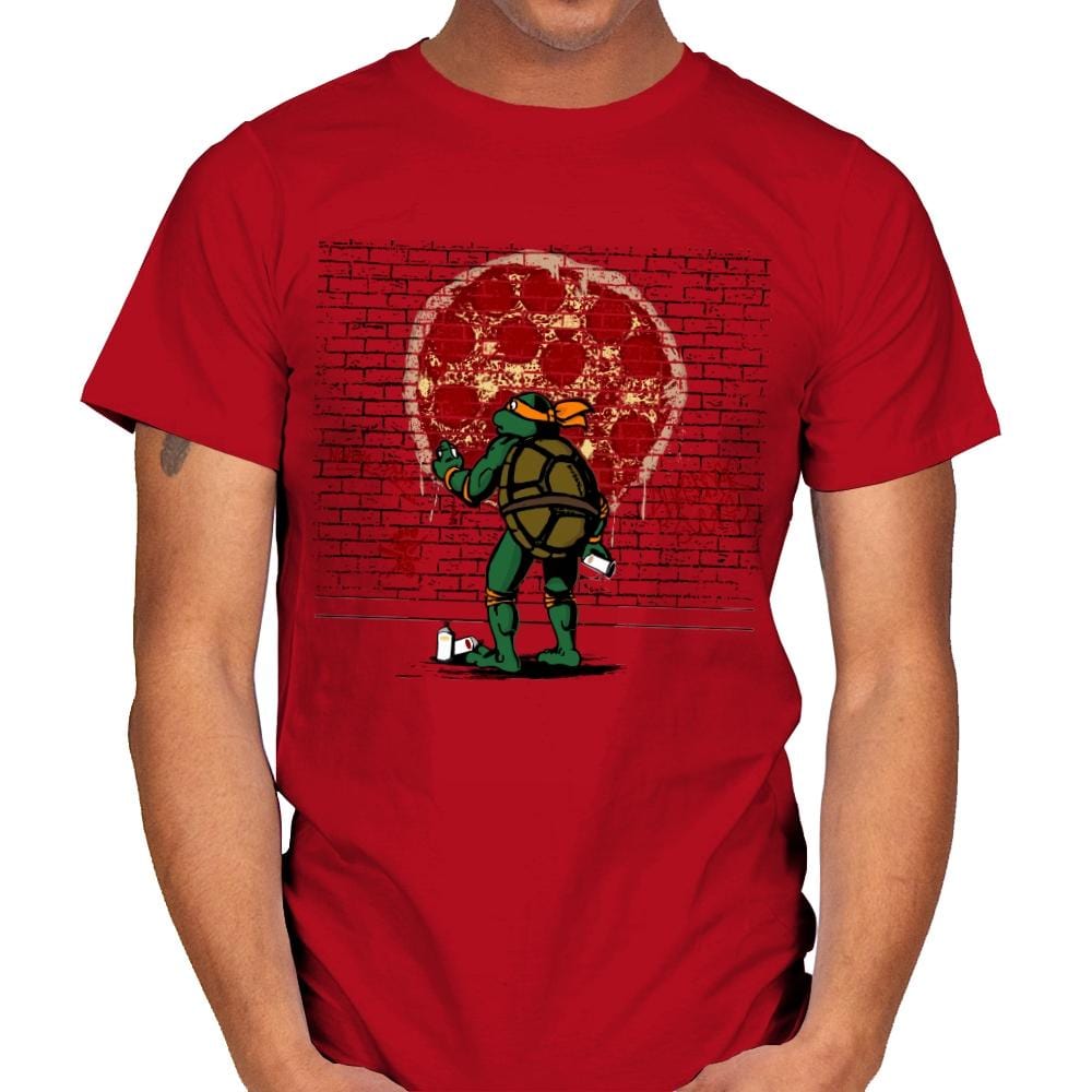 Hungry Graffiti - Mens T-Shirts RIPT Apparel Small / Red