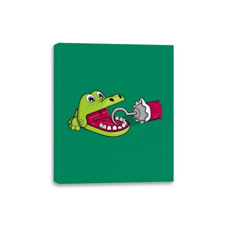 Hungry Hungry Gator - Canvas Wraps Canvas Wraps RIPT Apparel 8x10 / Kelly
