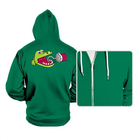 Hungry Hungry Gator - Hoodies Hoodies RIPT Apparel Small / Kelly
