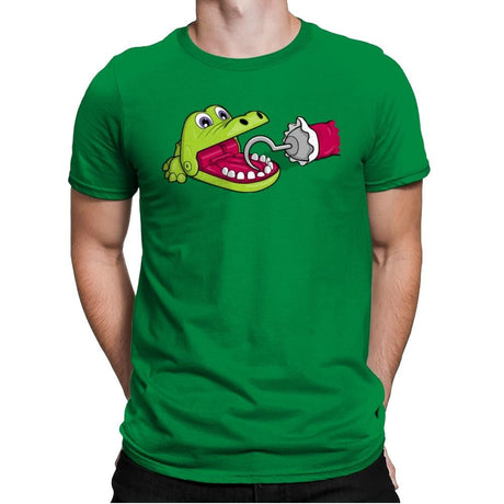 Hungry Hungry Gator - Mens Premium T-Shirts RIPT Apparel Small / Kelly