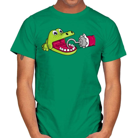 Hungry Hungry Gator - Mens T-Shirts RIPT Apparel Small / Kelly