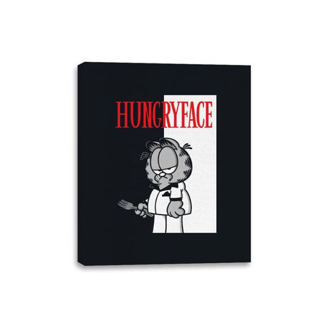 Hungryface - Canvas Wraps Canvas Wraps RIPT Apparel 8x10 / Black