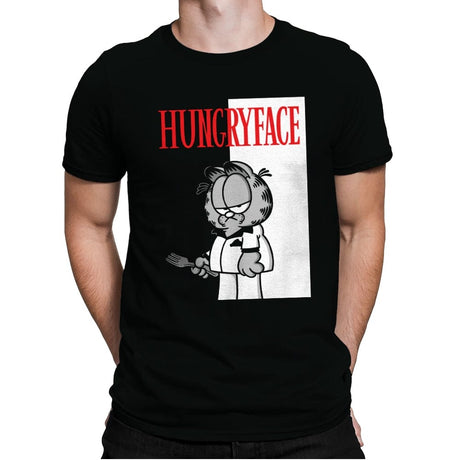 Hungryface - Mens Premium T-Shirts RIPT Apparel Small / Black