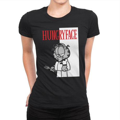 Hungryface - Womens Premium T-Shirts RIPT Apparel Small / Black