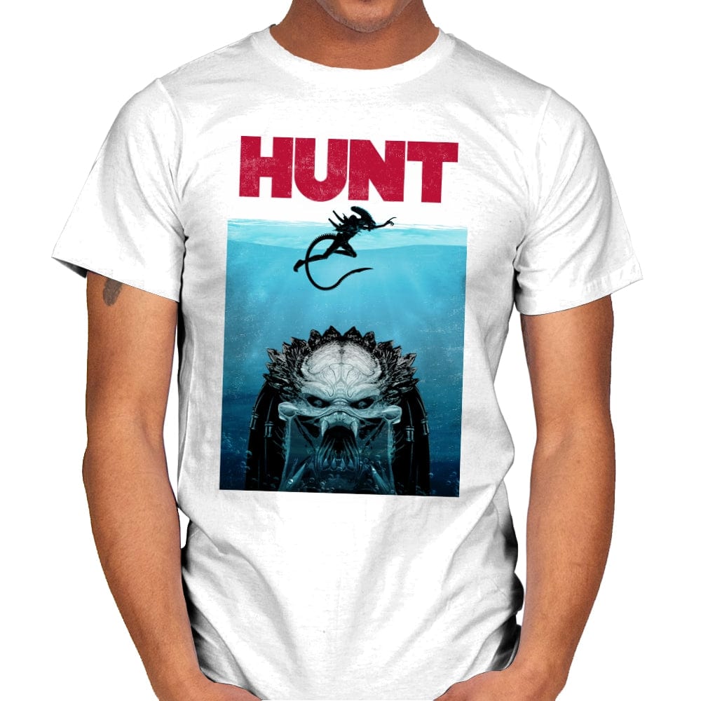 Hunt - Mens T-Shirts RIPT Apparel Small / White