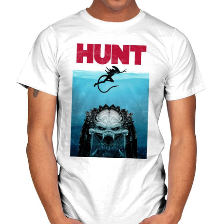 Hunt - Mens T-Shirts RIPT Apparel Small / White