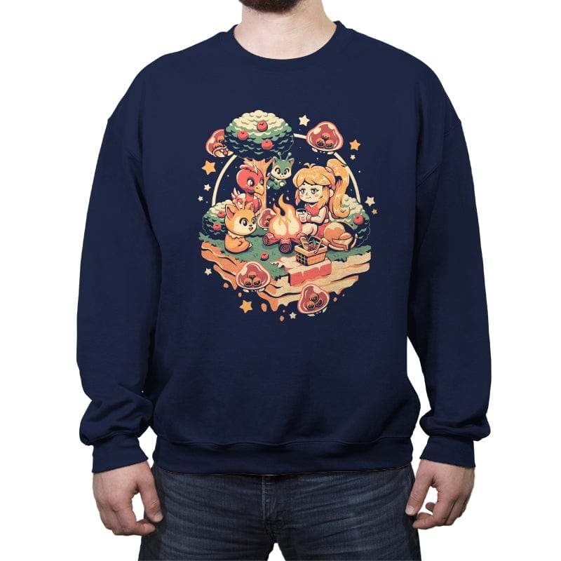 Hunter Camp - Crew Neck Sweatshirt Crew Neck Sweatshirt RIPT Apparel Small / Navy