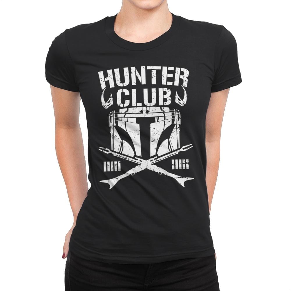 Hunter Club - Womens Premium T-Shirts RIPT Apparel Small / Black