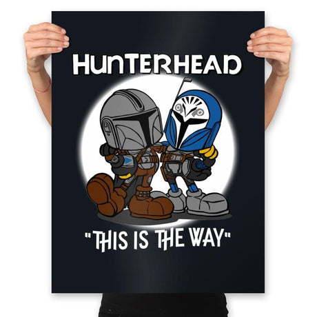 Hunter Head - Prints Posters RIPT Apparel 18x24 / Black