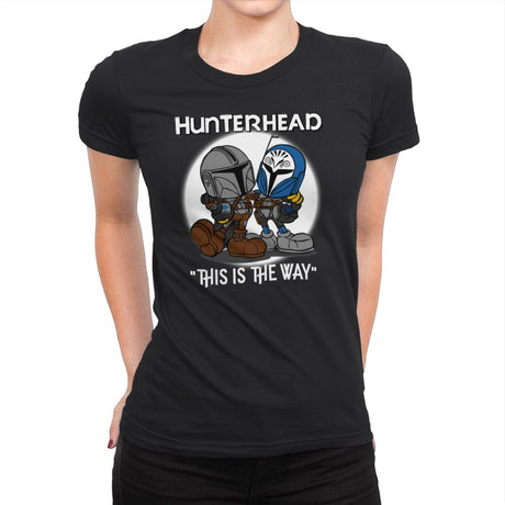 Hunter Head - Womens Premium T-Shirts RIPT Apparel Small / Black