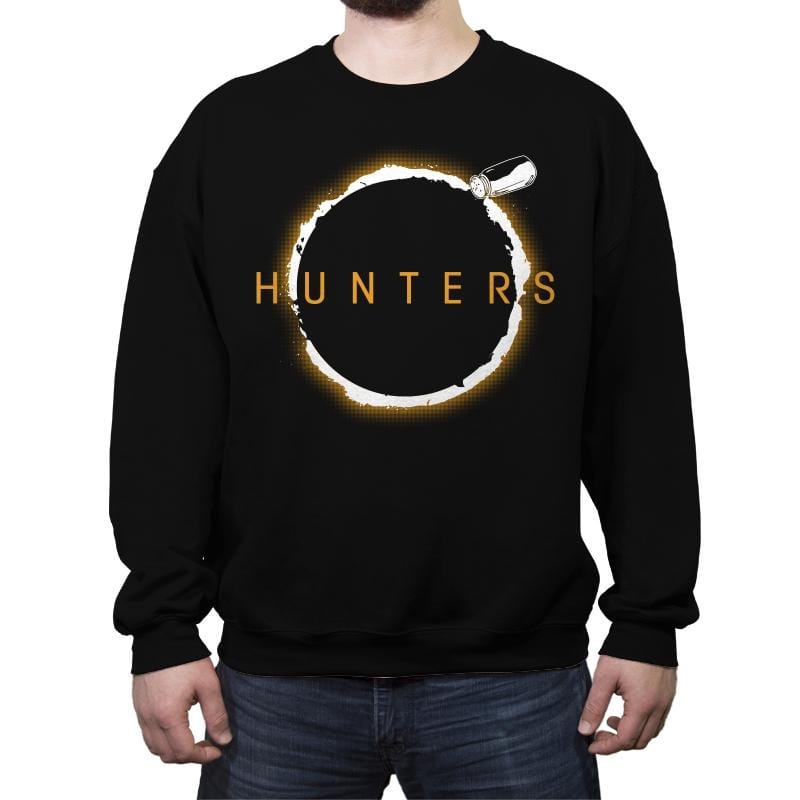 Hunter Heroes - Crew Neck Sweatshirt Crew Neck Sweatshirt RIPT Apparel Small / Black