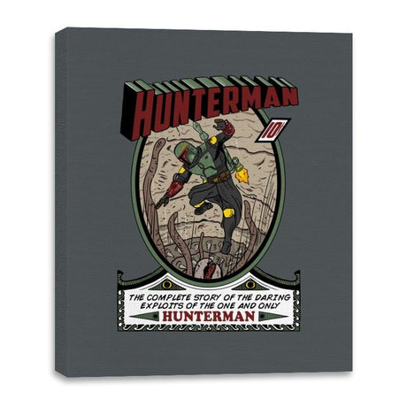 Hunter Man - Canvas Wraps Canvas Wraps RIPT Apparel 16x20 / Charcoal