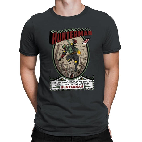 Hunter Man - Mens Premium T-Shirts RIPT Apparel Small / Heavy Metal