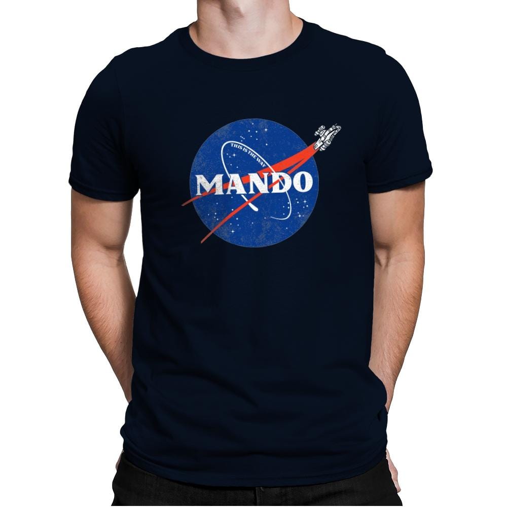 Hunter Space Program - Best Seller - Mens Premium T-Shirts RIPT Apparel Small / Midnight Navy