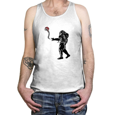 Hunter with the Trophy - Tanktop Tanktop RIPT Apparel X-Small / White