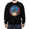 Hustle. Loyalty. PEACE! - Crew Neck Sweatshirt Crew Neck Sweatshirt RIPT Apparel Small / Black
