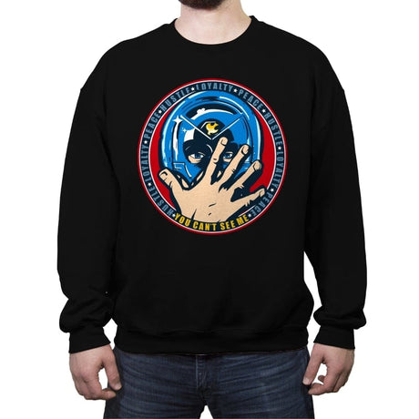 Hustle. Loyalty. PEACE! - Crew Neck Sweatshirt Crew Neck Sweatshirt RIPT Apparel Small / Black