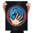 Hustle. Loyalty. PEACE! - Prints Posters RIPT Apparel 18x24 / Black