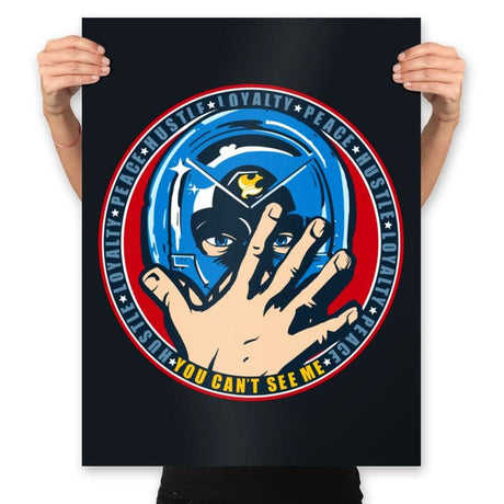 Hustle. Loyalty. PEACE! - Prints Posters RIPT Apparel 18x24 / Black