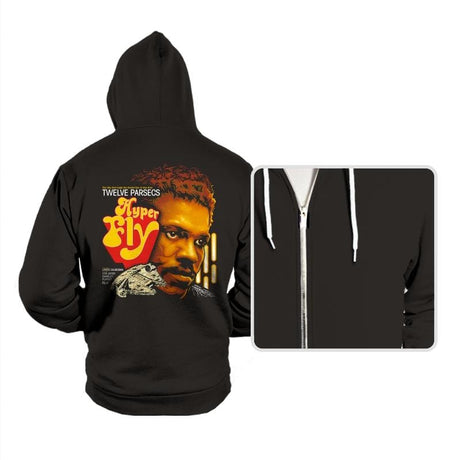 Hyper Fly - Hoodies Hoodies RIPT Apparel Small / Black