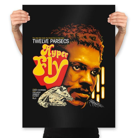 Hyper Fly - Prints Posters RIPT Apparel 18x24 / Black