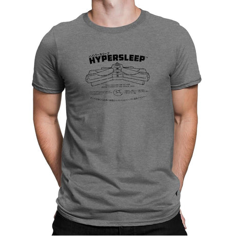 Hypersleep - Extraterrestrial Tees - Mens Premium T-Shirts RIPT Apparel Small / Heather Grey